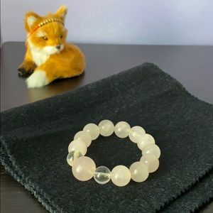Pink crystal bracelet